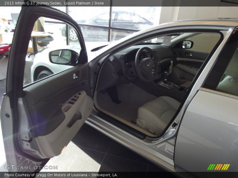 Liquid Platinum / Stone 2013 Infiniti G 37 Journey Sedan