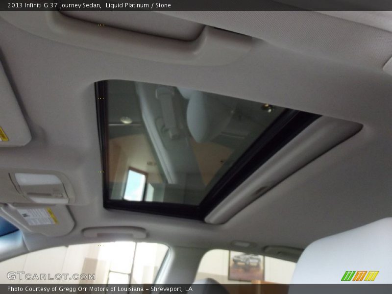 Liquid Platinum / Stone 2013 Infiniti G 37 Journey Sedan