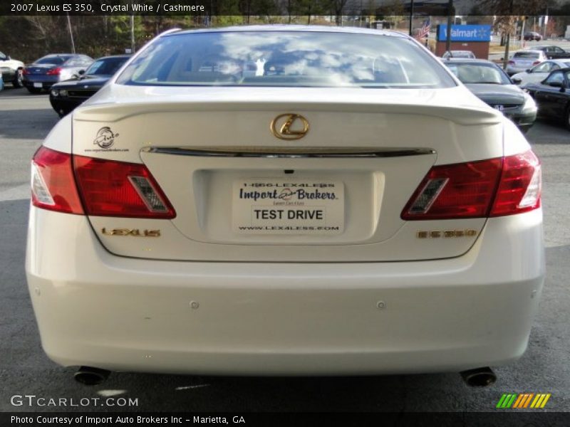 Crystal White / Cashmere 2007 Lexus ES 350