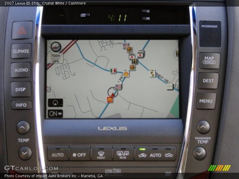 Crystal White / Cashmere 2007 Lexus ES 350