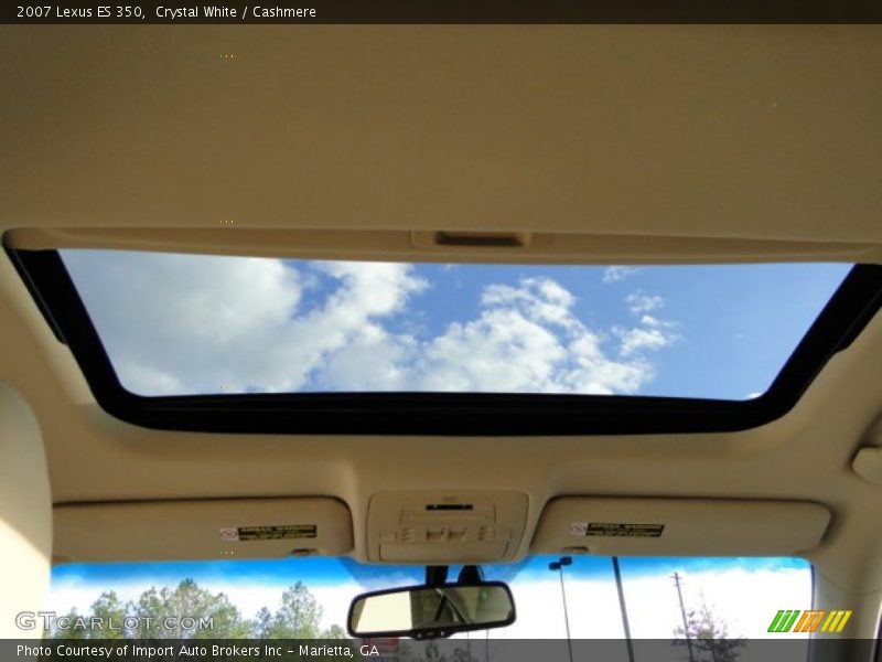 Crystal White / Cashmere 2007 Lexus ES 350