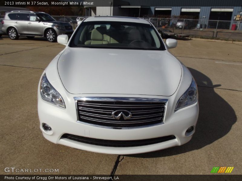 Moonlight White / Wheat 2013 Infiniti M 37 Sedan