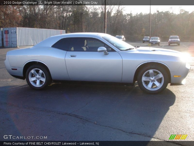 Bright Silver Metallic / Dark Slate Gray 2010 Dodge Challenger SE