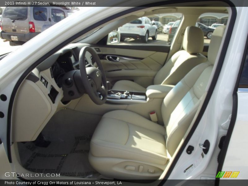 Moonlight White / Wheat 2013 Infiniti M 37 Sedan