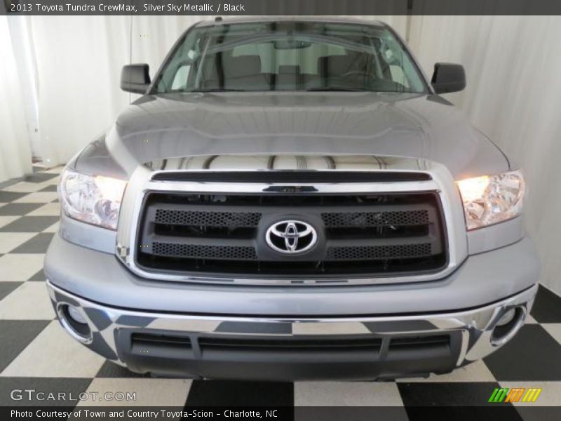 Silver Sky Metallic / Black 2013 Toyota Tundra CrewMax