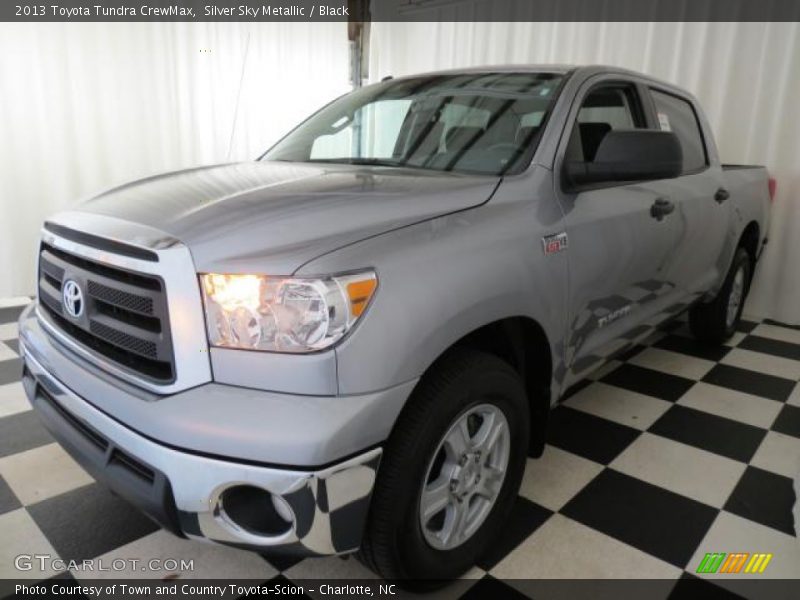 Silver Sky Metallic / Black 2013 Toyota Tundra CrewMax