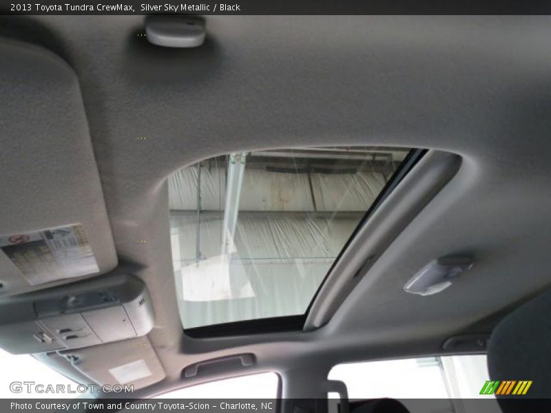 Silver Sky Metallic / Black 2013 Toyota Tundra CrewMax