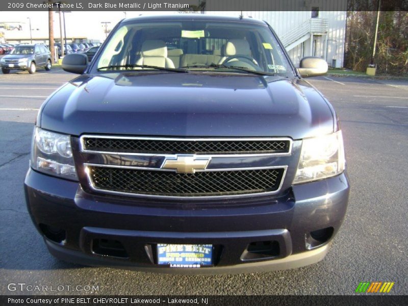 Dark Blue Metallic / Light Titanium 2009 Chevrolet Tahoe LS