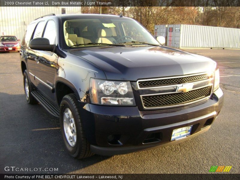 Dark Blue Metallic / Light Titanium 2009 Chevrolet Tahoe LS