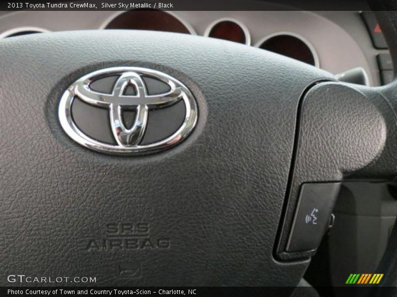 Silver Sky Metallic / Black 2013 Toyota Tundra CrewMax