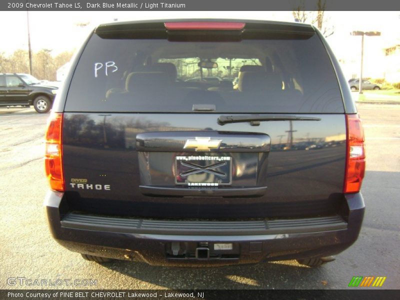 Dark Blue Metallic / Light Titanium 2009 Chevrolet Tahoe LS