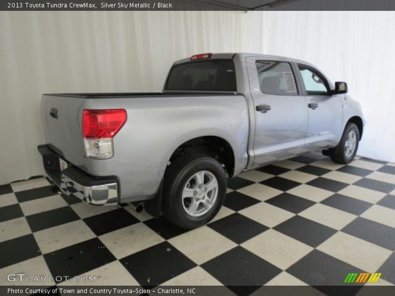 Silver Sky Metallic / Black 2013 Toyota Tundra CrewMax