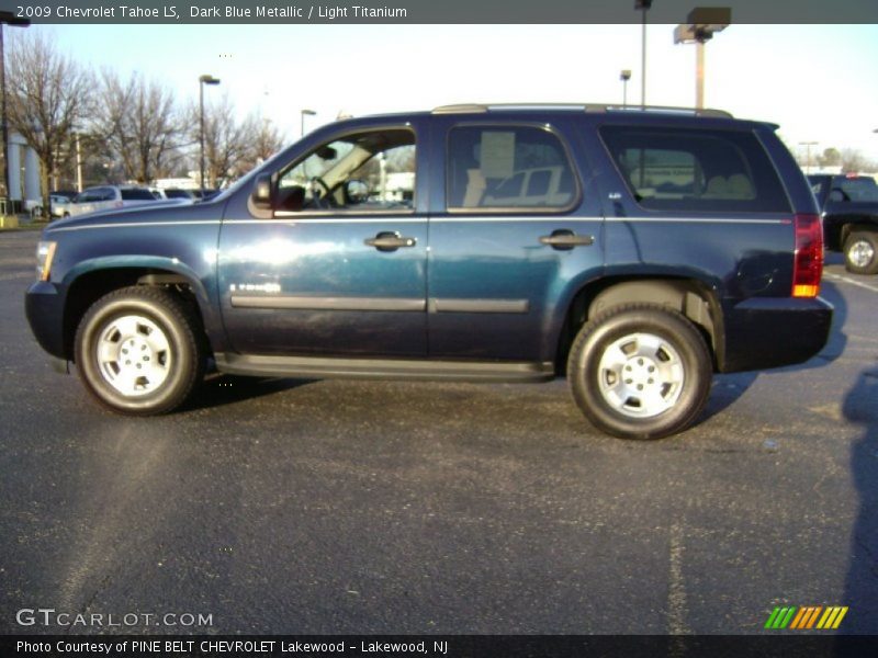 Dark Blue Metallic / Light Titanium 2009 Chevrolet Tahoe LS