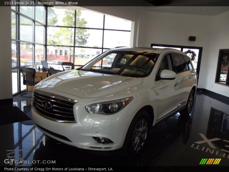 Moonlight White / Wheat 2013 Infiniti JX 35