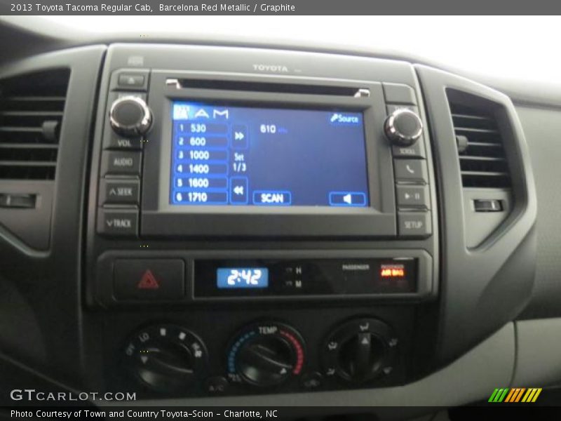 Barcelona Red Metallic / Graphite 2013 Toyota Tacoma Regular Cab