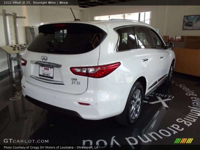 Moonlight White / Wheat 2013 Infiniti JX 35