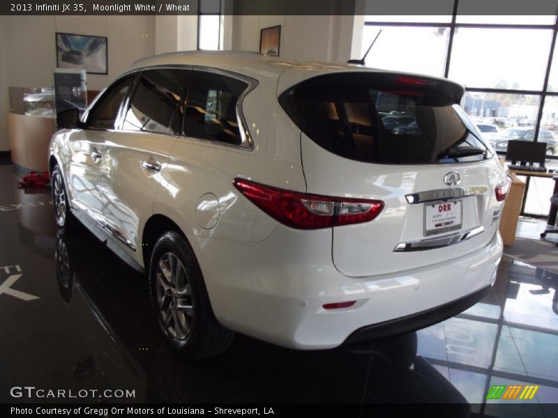 Moonlight White / Wheat 2013 Infiniti JX 35