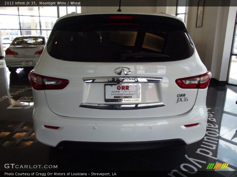 Moonlight White / Wheat 2013 Infiniti JX 35