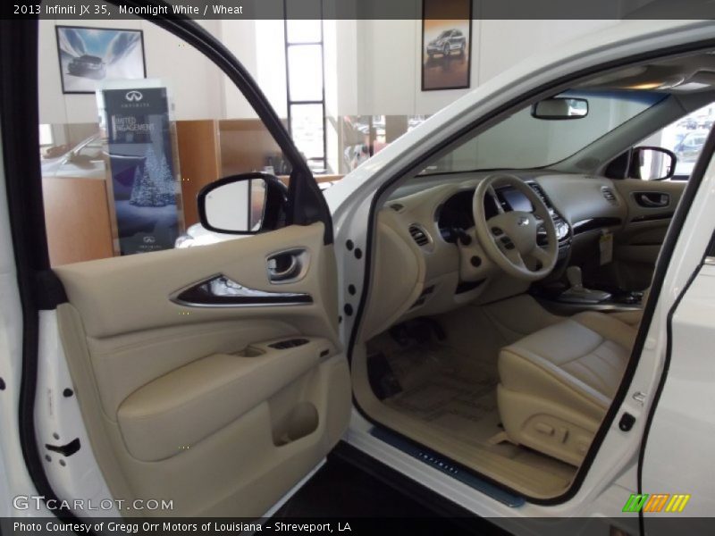 Moonlight White / Wheat 2013 Infiniti JX 35