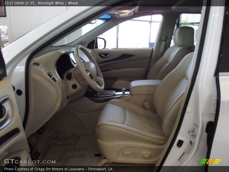 Moonlight White / Wheat 2013 Infiniti JX 35