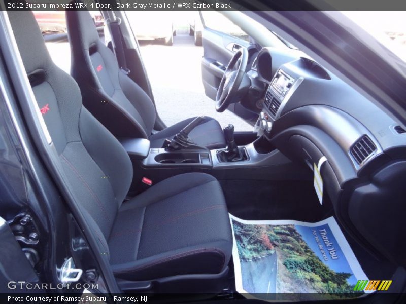  2012 Impreza WRX 4 Door WRX Carbon Black Interior