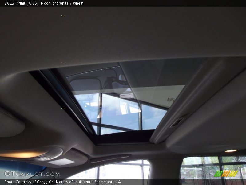 Moonlight White / Wheat 2013 Infiniti JX 35