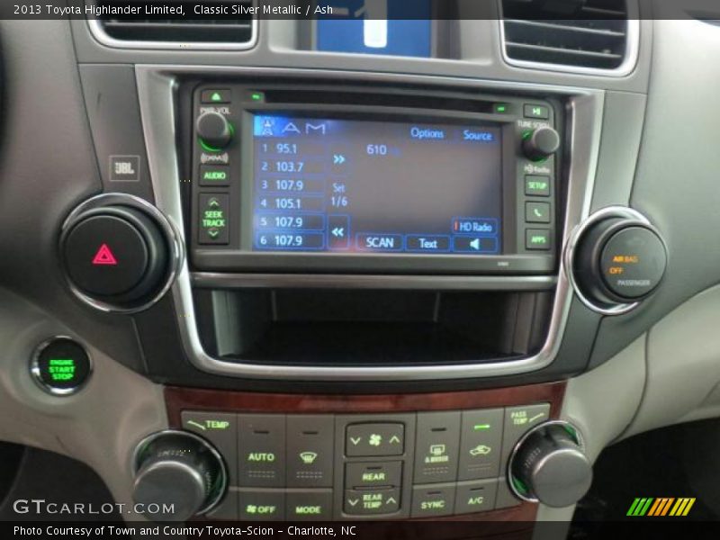 Classic Silver Metallic / Ash 2013 Toyota Highlander Limited