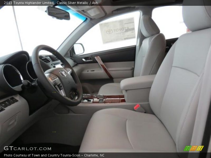 Classic Silver Metallic / Ash 2013 Toyota Highlander Limited