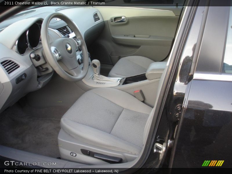 Black Granite Metallic / Titanium 2011 Chevrolet Malibu LS