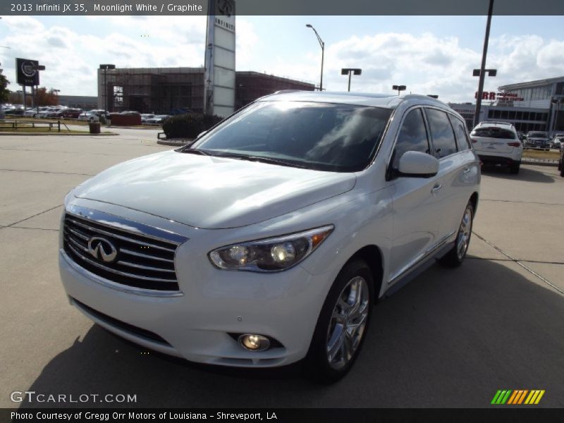 Moonlight White / Graphite 2013 Infiniti JX 35