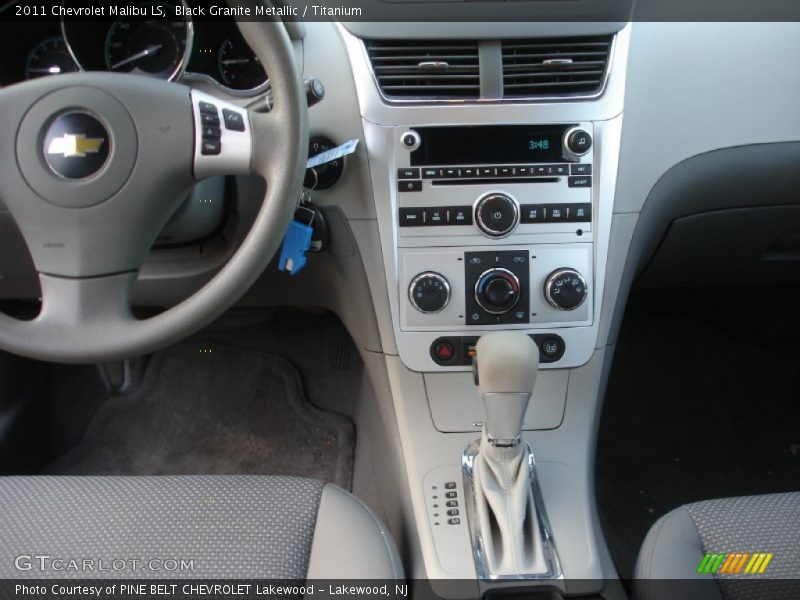 Black Granite Metallic / Titanium 2011 Chevrolet Malibu LS