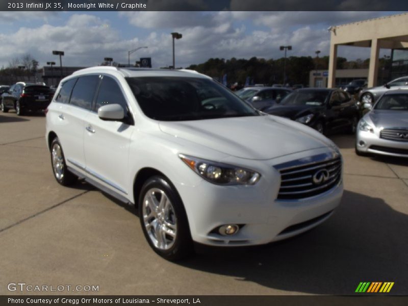 Moonlight White / Graphite 2013 Infiniti JX 35