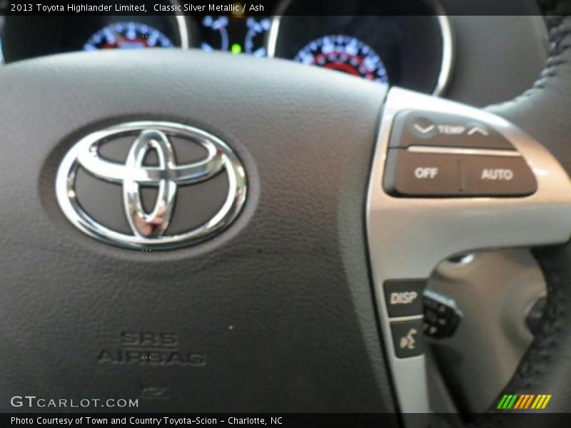 Classic Silver Metallic / Ash 2013 Toyota Highlander Limited