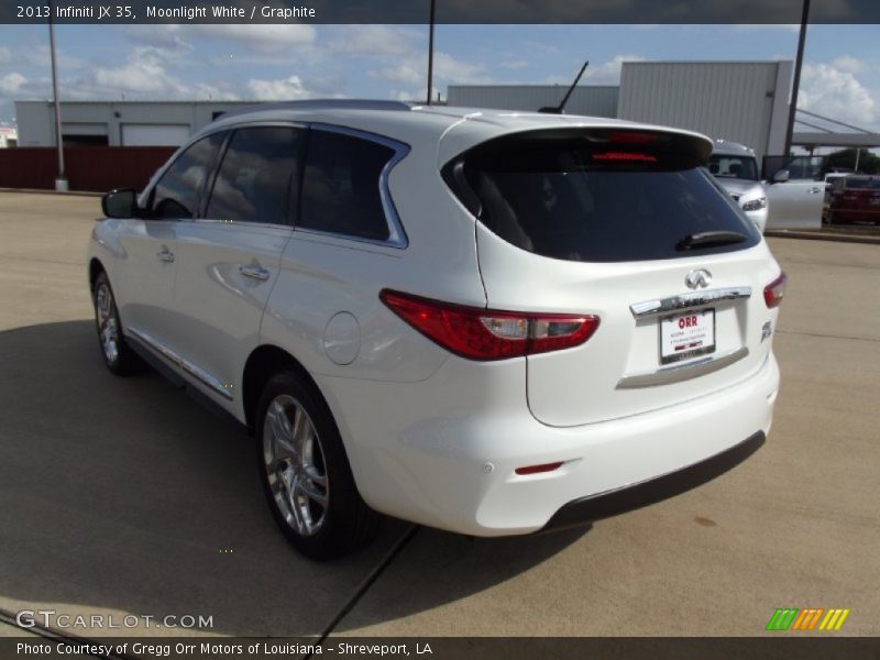 Moonlight White / Graphite 2013 Infiniti JX 35