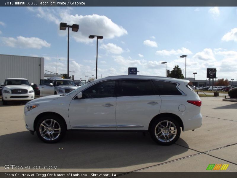 Moonlight White / Graphite 2013 Infiniti JX 35