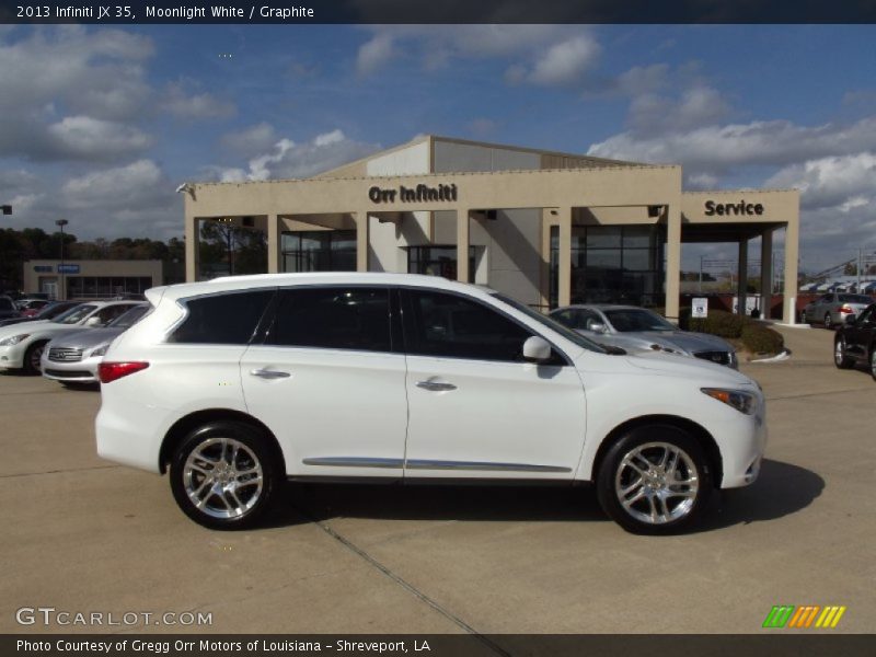 Moonlight White / Graphite 2013 Infiniti JX 35