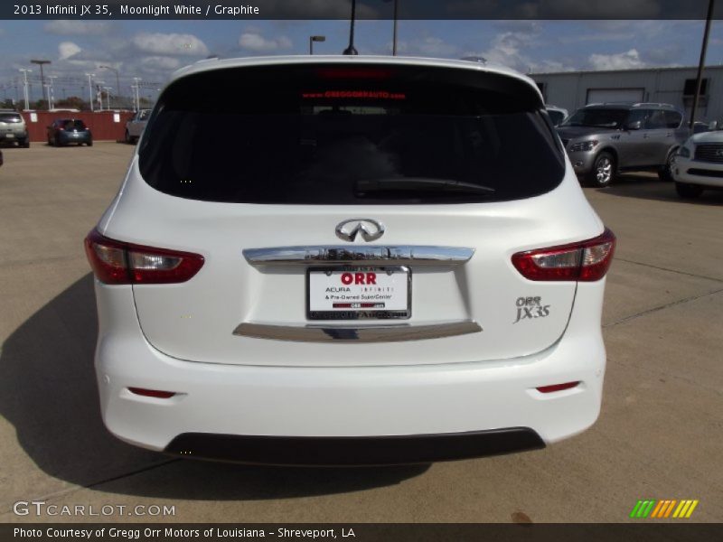 Moonlight White / Graphite 2013 Infiniti JX 35