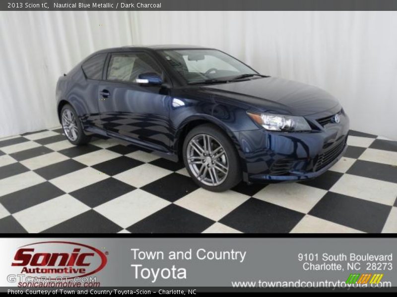 Nautical Blue Metallic / Dark Charcoal 2013 Scion tC