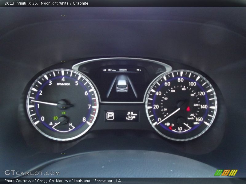 Moonlight White / Graphite 2013 Infiniti JX 35