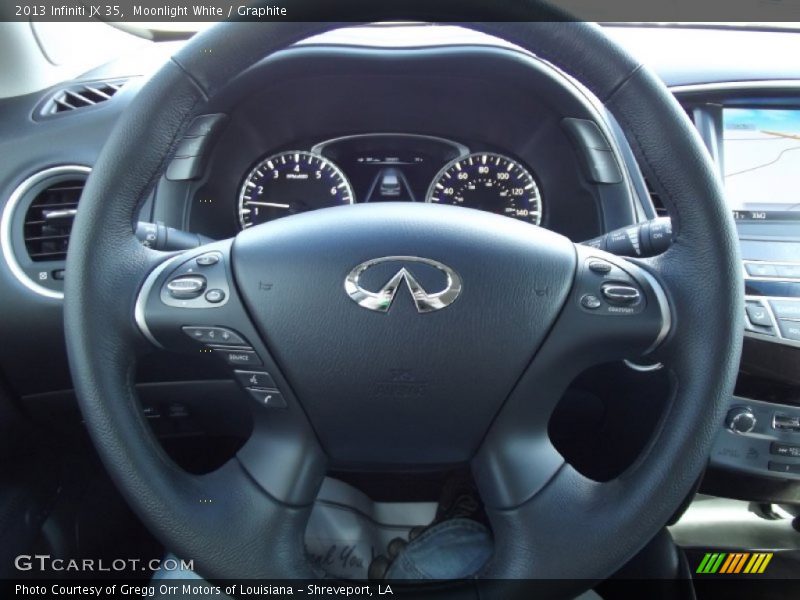 Moonlight White / Graphite 2013 Infiniti JX 35