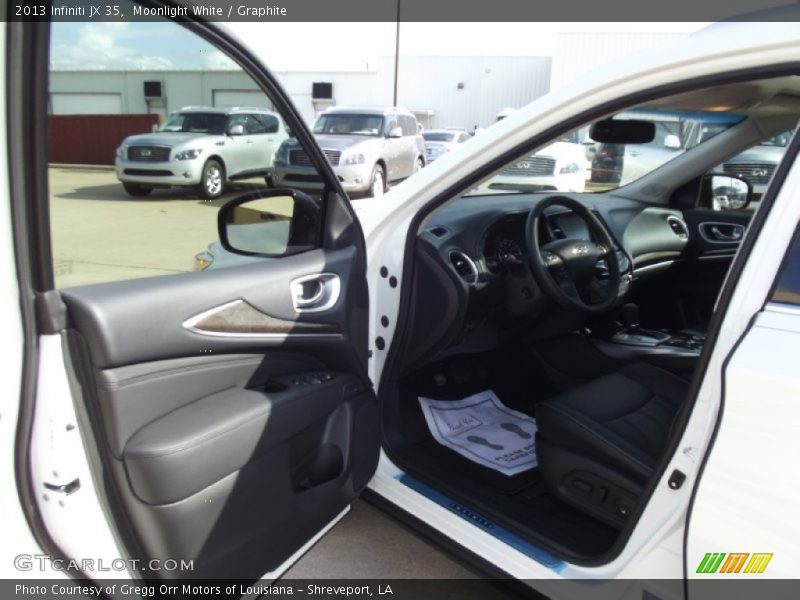 Moonlight White / Graphite 2013 Infiniti JX 35