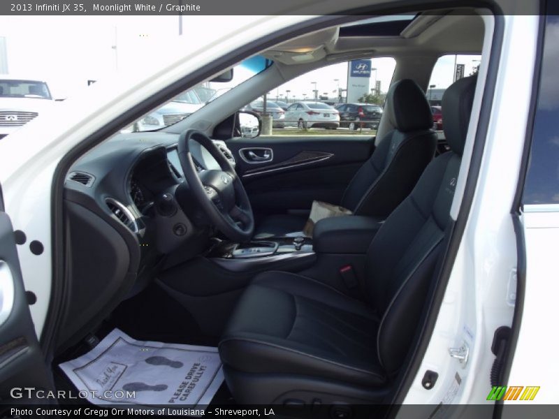 Moonlight White / Graphite 2013 Infiniti JX 35