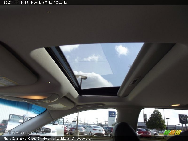 Moonlight White / Graphite 2013 Infiniti JX 35