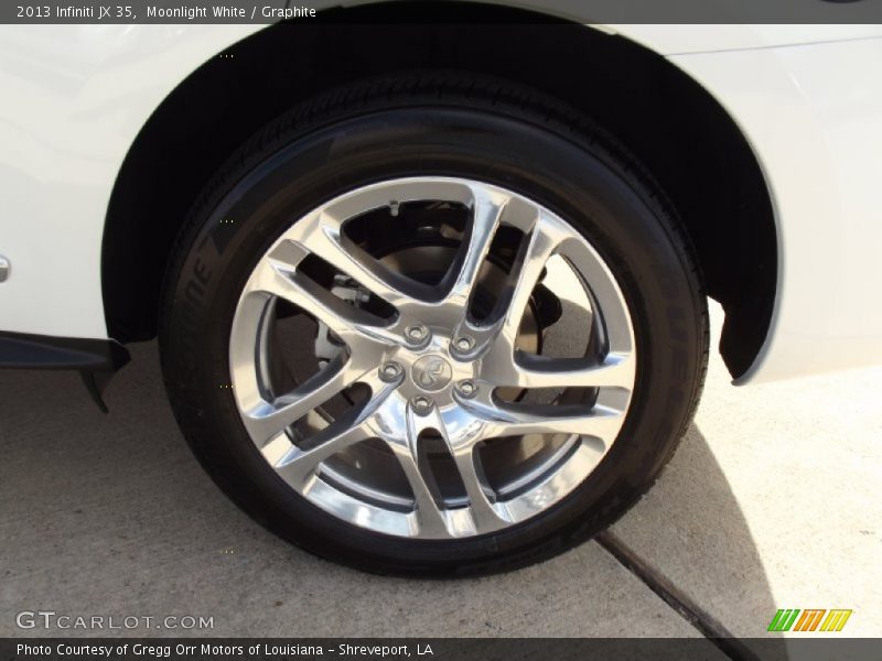 Moonlight White / Graphite 2013 Infiniti JX 35