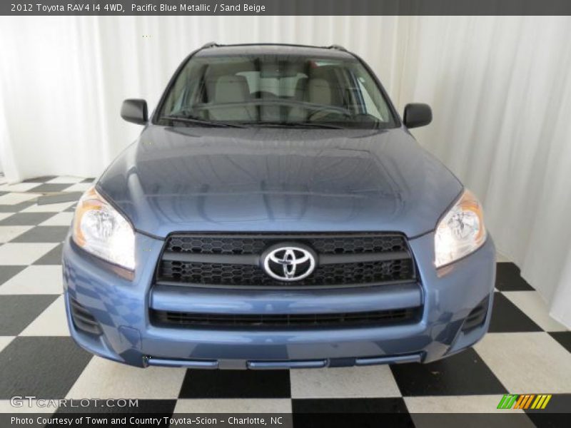 Pacific Blue Metallic / Sand Beige 2012 Toyota RAV4 I4 4WD