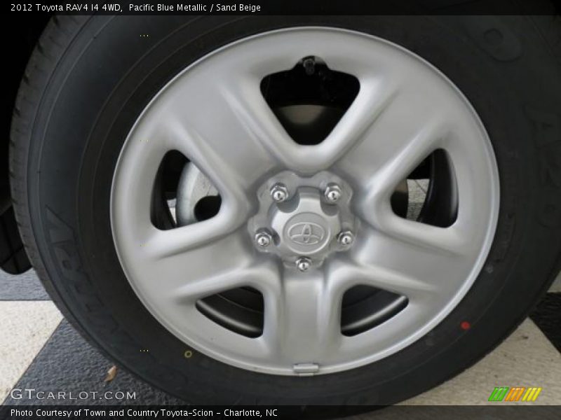 Pacific Blue Metallic / Sand Beige 2012 Toyota RAV4 I4 4WD