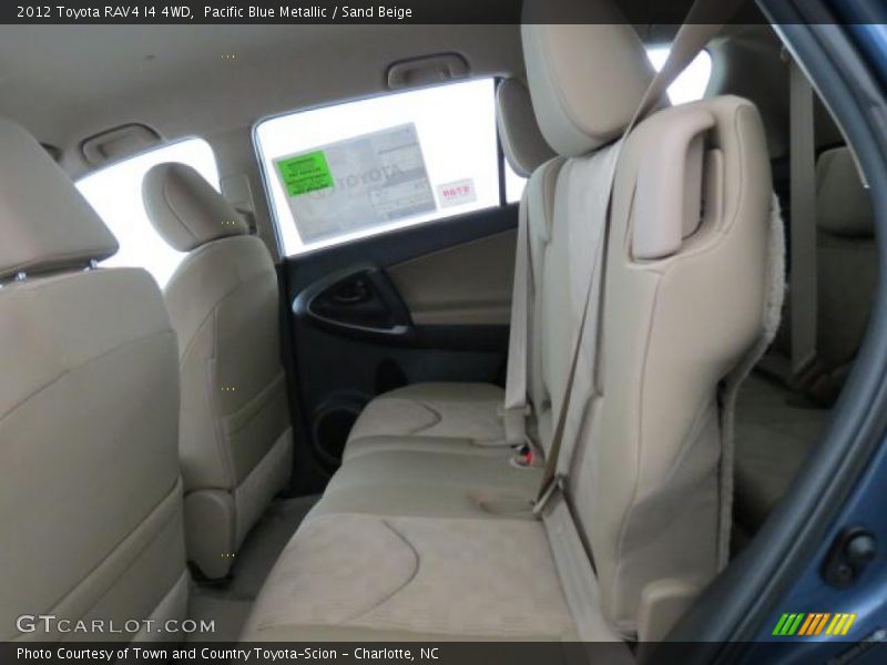 Pacific Blue Metallic / Sand Beige 2012 Toyota RAV4 I4 4WD