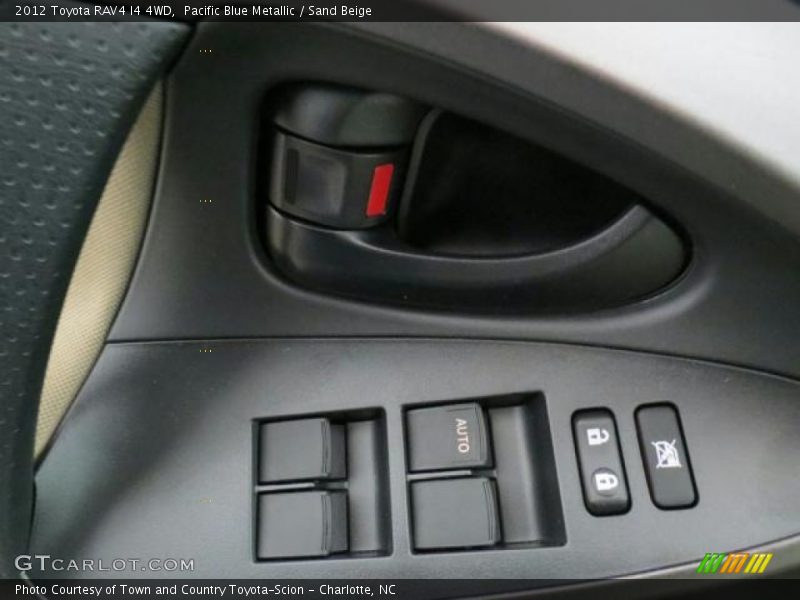 Pacific Blue Metallic / Sand Beige 2012 Toyota RAV4 I4 4WD