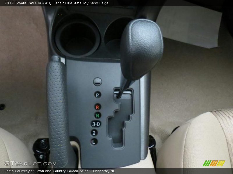 Pacific Blue Metallic / Sand Beige 2012 Toyota RAV4 I4 4WD