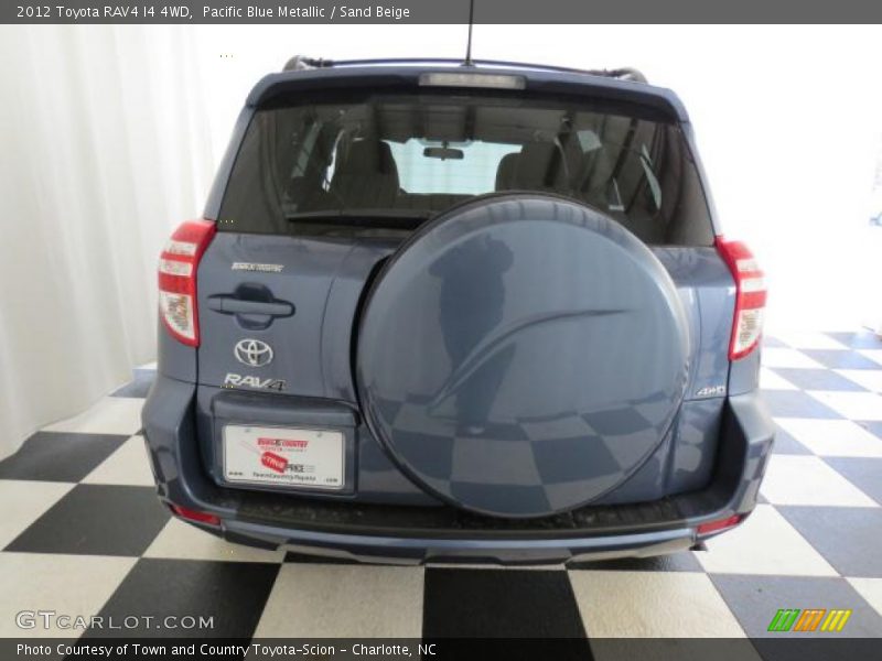 Pacific Blue Metallic / Sand Beige 2012 Toyota RAV4 I4 4WD